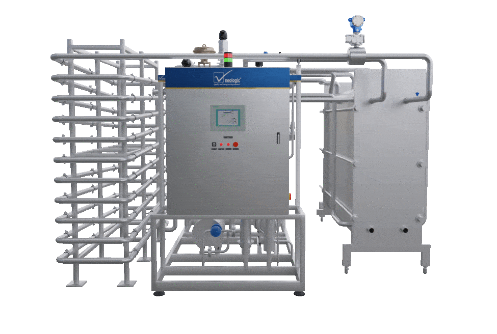 GIF of milk pasteurization machine |Neologic 